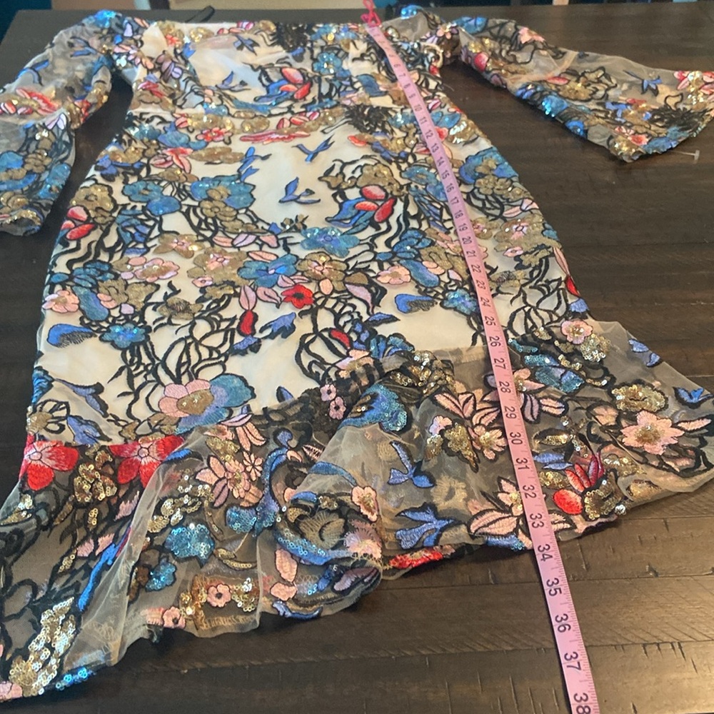 DONATING 04/02 NWT Alexia Admor Multicolor Embroidered Dress - Picture 12 of 15